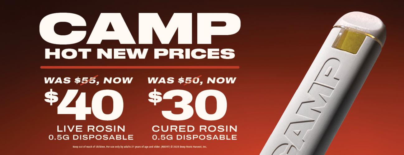 Camp Disposable Price Drop