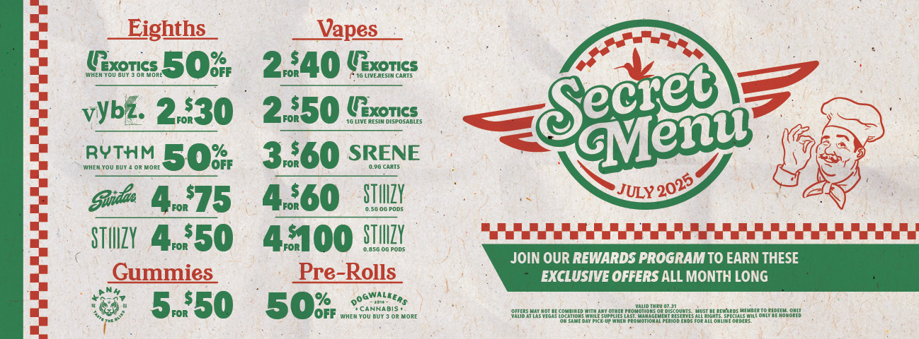 July Secret Menu Deals - Updated