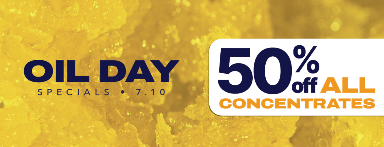 OIL Day - 50% Off All Concentrates
