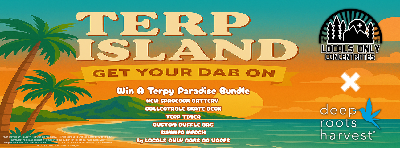 August Locals Only Giveaway - Win a Terpy Paradise Bundle