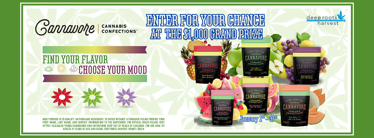 Jan - cannavore sweepstakes